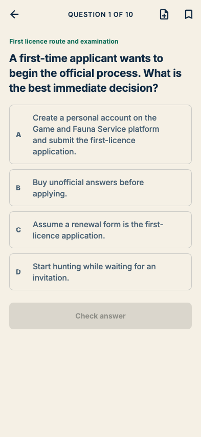 Practice question